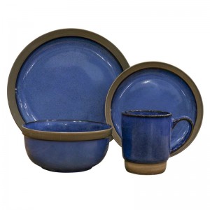 Over and Back 16 Piece Dinnerware Set, Service for 4 OAB1052